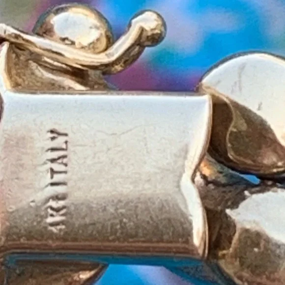 Beautiful 14kt Yellow Gold San Marco Chain Necklace (47.7 grams) - Picture 4 of 13